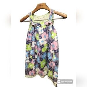 Mini Boden Floral  Pinafore sz. 7-8